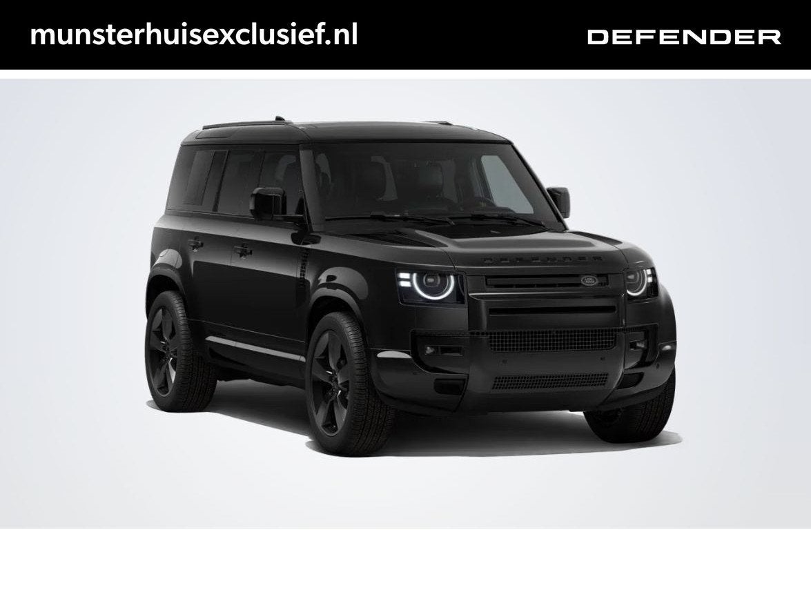 Land Rover Defender 110 2.0 P300e 110 HSE Dynamic Edition |, Automaat, 12 maanden, 4 cilinders, Zwart