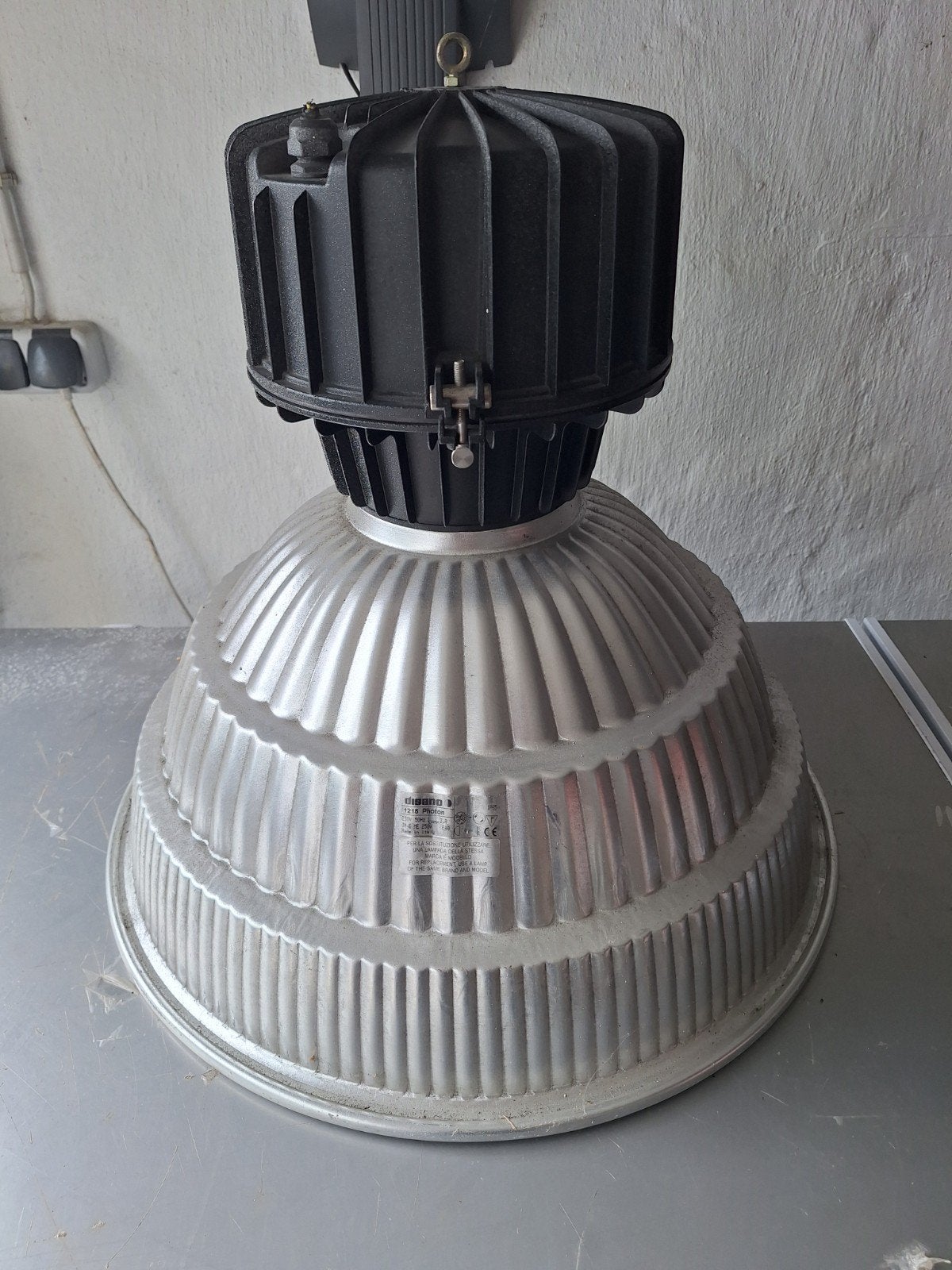 Disano 1215 Photon Industriële Hanglamp, Ophalen, Gebruikt