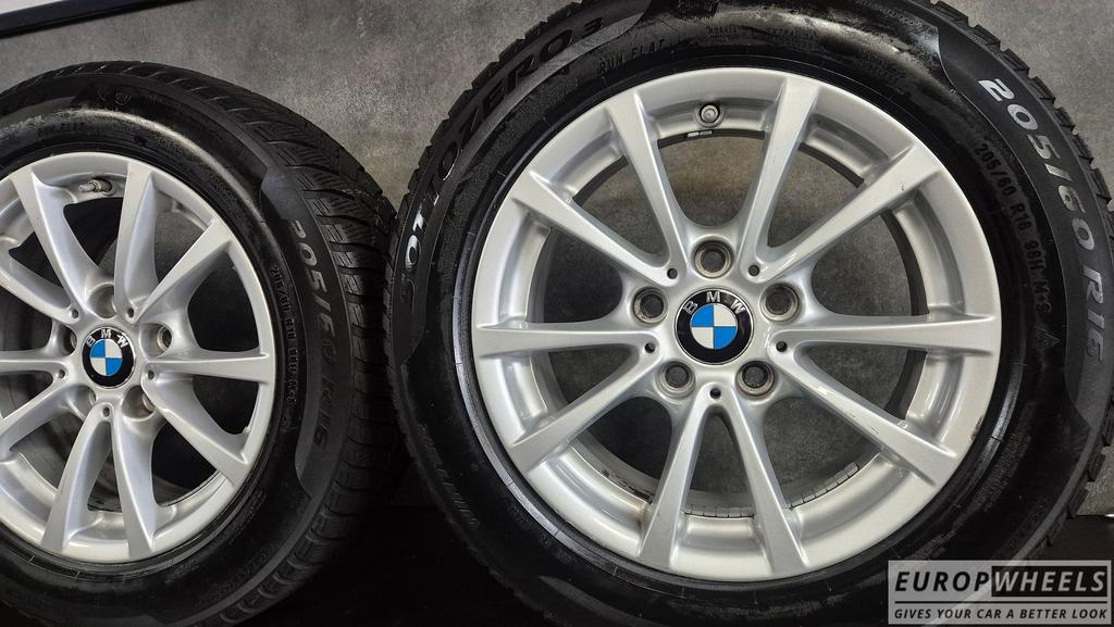 16 inch BMW 3 Serie F30 F31 F32 4 Style 391 winterbanden, Auto-onderdelen, Banden en Velgen, Gebruikt, -, Banden en Velgen, -