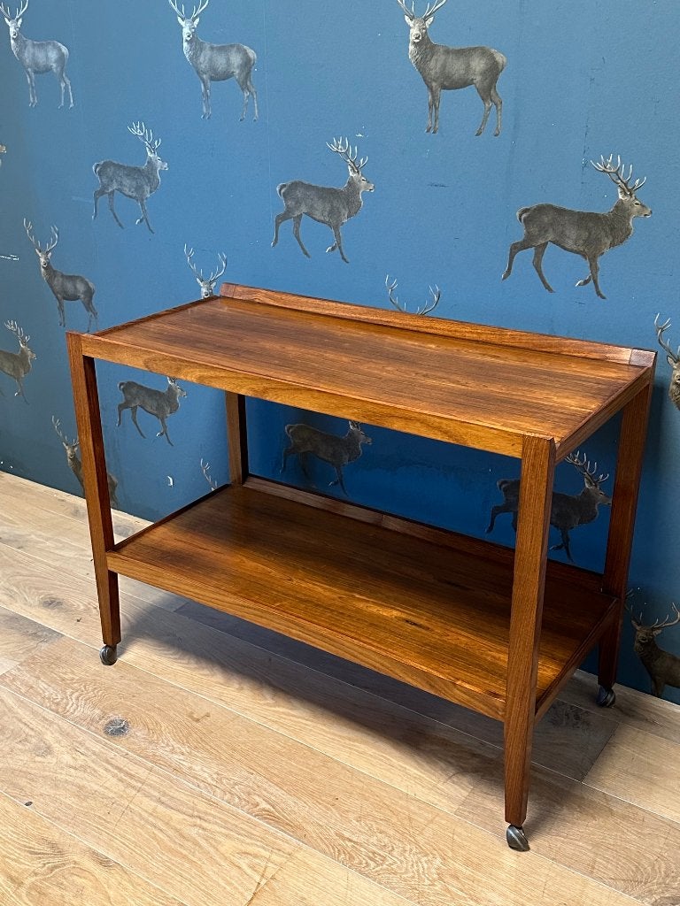 Teakhouten trolley jaren 60, Ophalen of Verzenden