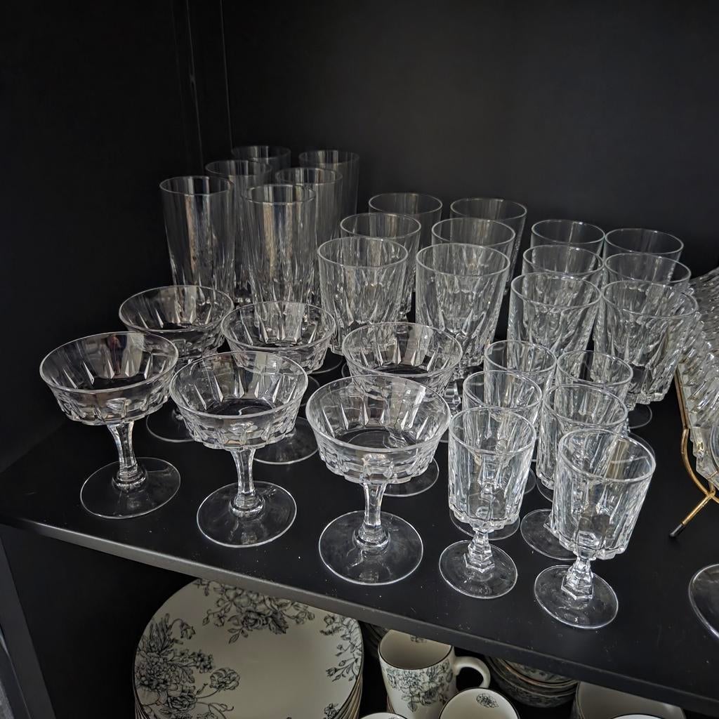 Kristallen glazen set Cristal d'Arques Crystal d'Arques, Ophalen