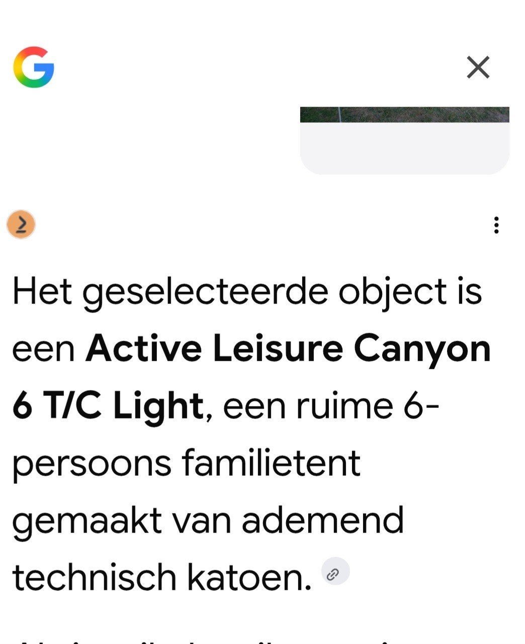 tent, Ophalen