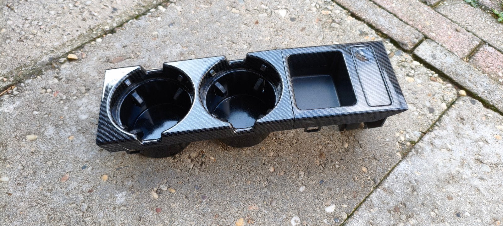 CUPHOLDER BMW E46 Carbon Look, PERFECT, Auto-onderdelen, Ophalen of Verzenden, Gebruikt, BMW