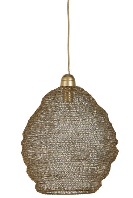 Light & Living Hanglamp Nina Gaas Antiek Brons, Ophalen of Verzenden, Zo goed als nieuw, Overige materialen