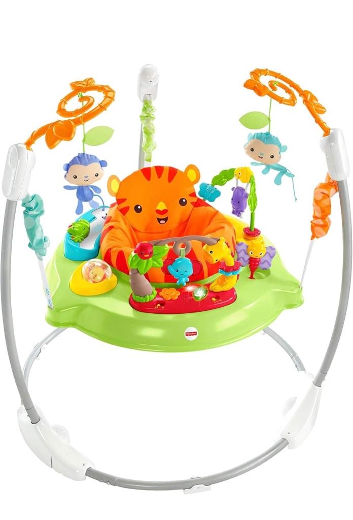 Jumperoo Fisher Price, Ophalen, Zo goed als nieuw, Babygym, Met licht