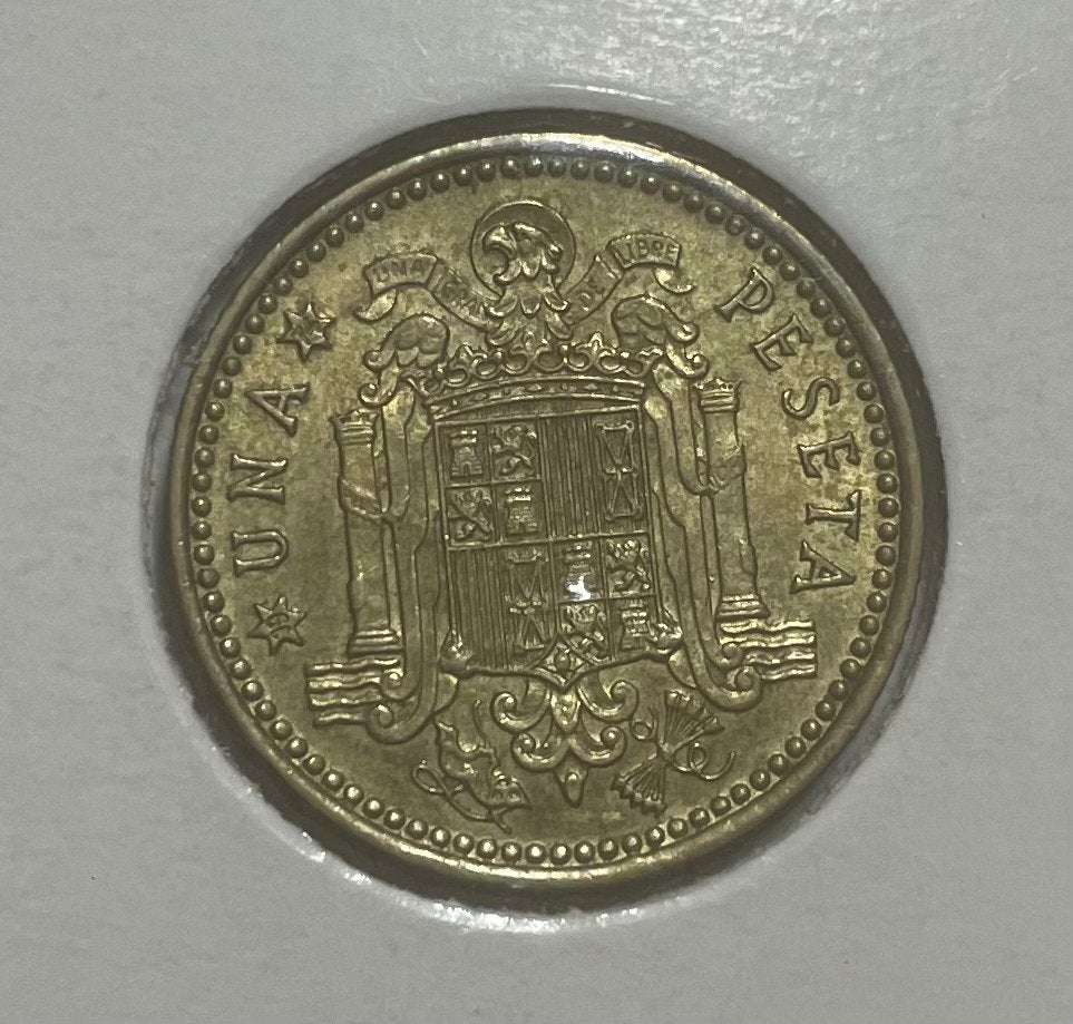 1 peseta Spanje 1966, Ophalen of Verzenden