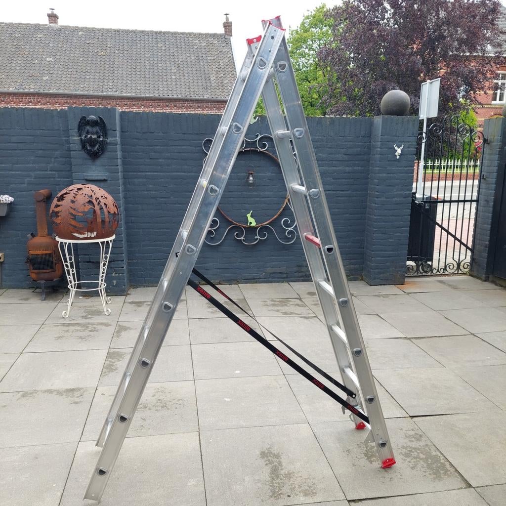 Altrex reformladder, Doe-het-zelf en Verbouw, Ladders en Trappen, Ophalen of Verzenden, 4 meter of meer