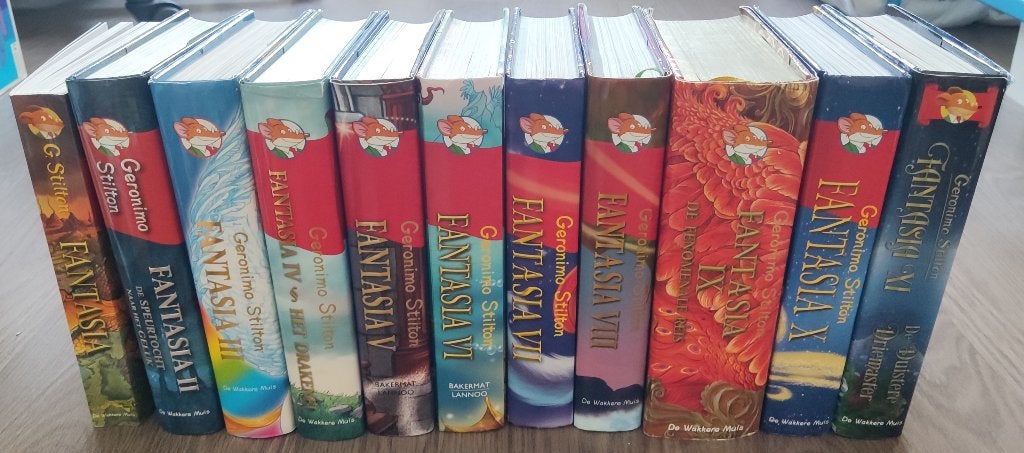 Geronimo Stilton Fantasia Deel 1 t/m 11, Ophalen, Gelezen, Geronimo Stilton., Fictie