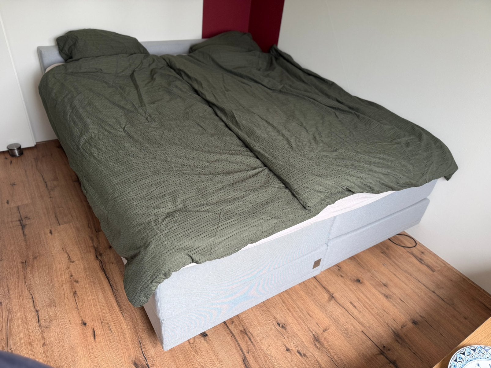 Swiss Sense bed 180 * 210 grijs, Ophalen, 210 cm, Tweepersoons, 180 cm