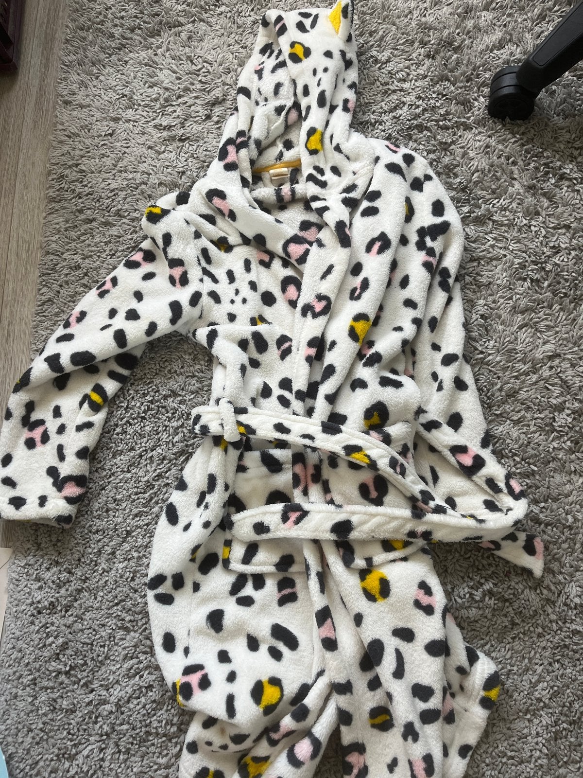 Hema ochtendjas maat 146 met luipaardprint, Ophalen, Jongen of Meisje, Nacht- of Onderkleding
