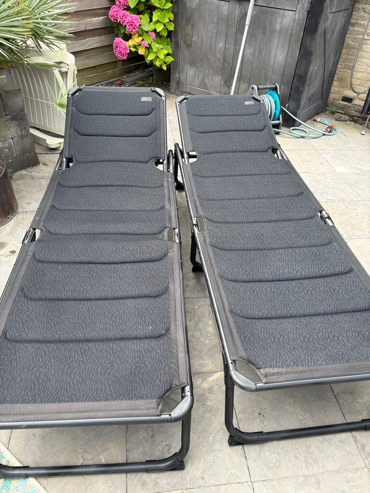 Bardani sombrero XL (zwart), Tuin en Terras, Ligbedden, Ophalen, Zo goed als nieuw, Aluminium, Verstelbaar