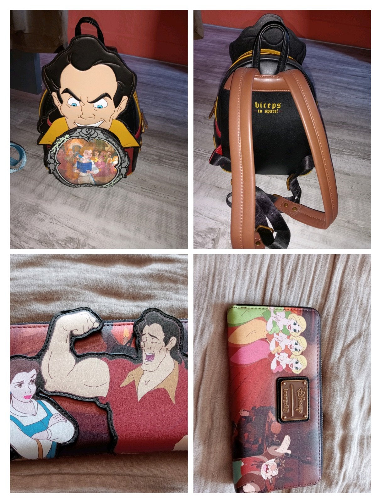 Loungefly Gaston belle en het beest tas portemonnee, Ophalen of Verzenden, Nieuw, Overige merken