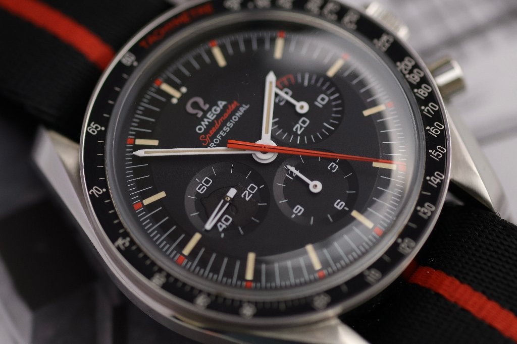 Omega Speedmaster Ultraman - Full set 2018, Sieraden, Tassen en Uiterlijk, Gebruikt, Staal, Polshorloge, Overige materialen