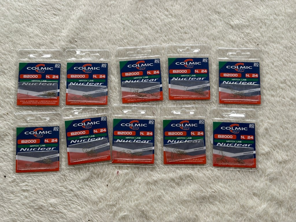 adv 315 / NIEUW set 10 pakjes haakjes COLMIC, Ophalen of Verzenden, Nieuw, Haak
