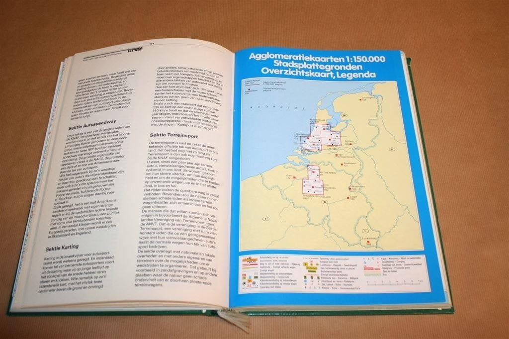 Spectrum Atlas van de weg. Benelux & Europa., Gelezen, Landkaart, 1800 tot 2000, Europa Overig