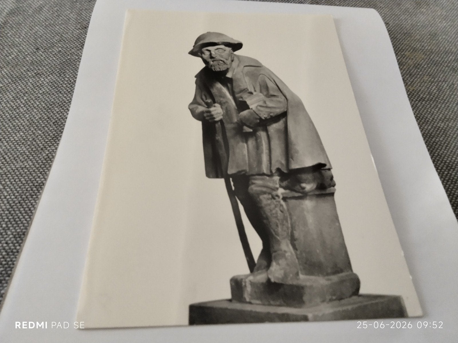 Ansicht Frans Hals MUSEUM - Oude man met Armbos, Ophalen of Verzenden, 1940 tot 1960, Ongelopen, Noord-Holland