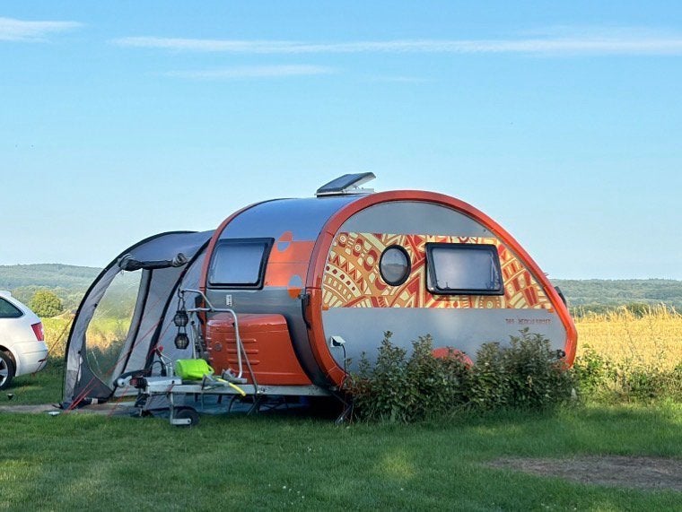 T@b 320 caravan Mexican Sunset, Caravans en Kamperen, Caravans, Rondzit, Tabbert, Tot en met 2, Particulier