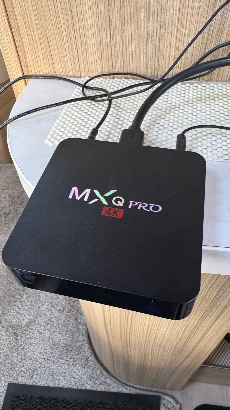 MXq-pro media box Android TV 4K, Ophalen of Verzenden, Zo goed als nieuw, HDMI, Zonder harde schijf