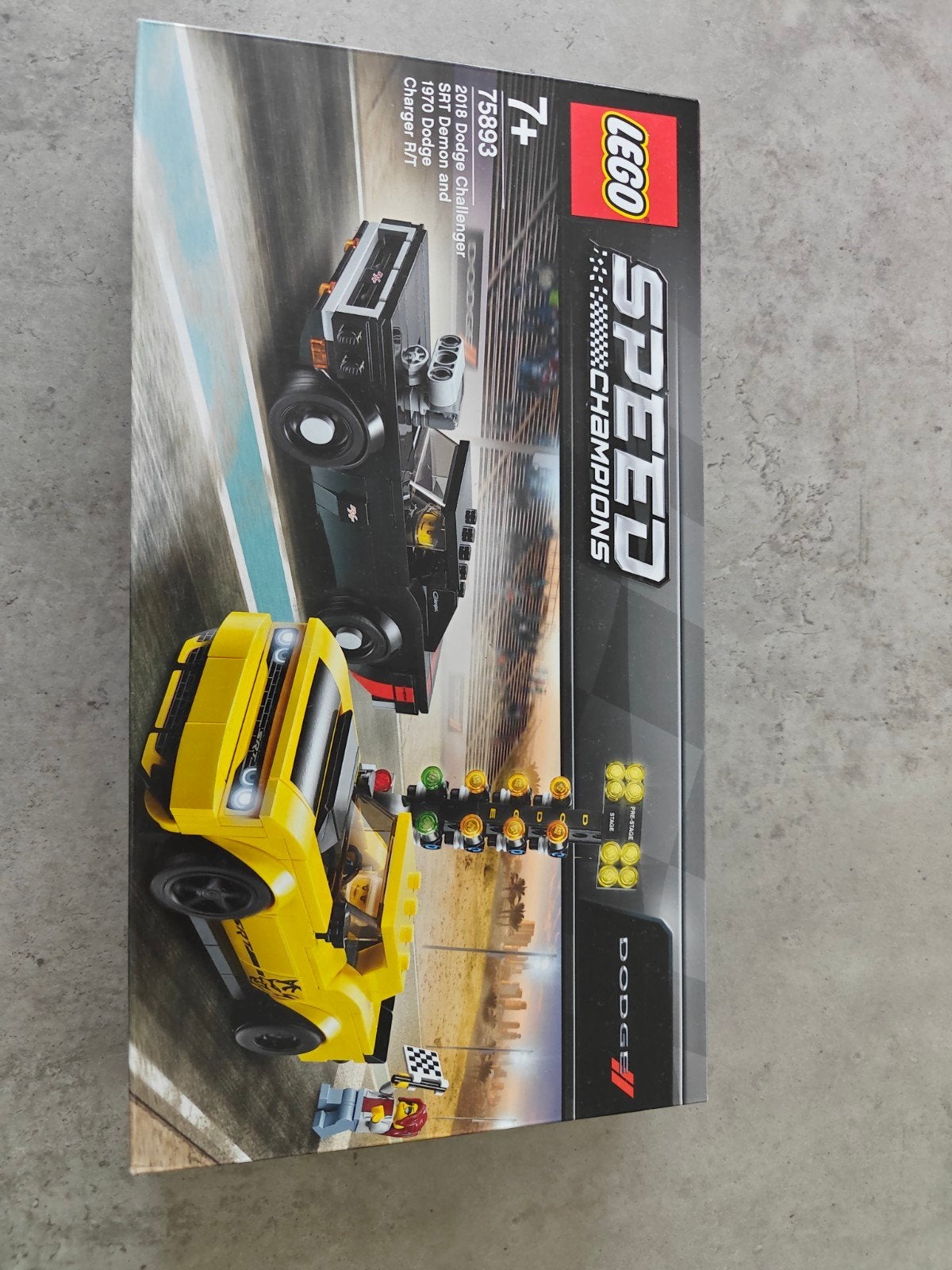 Lego 75893 Dodge challenger SRT demon & Dodge charger R/T, Lego, Nieuw, Ophalen of Verzenden, Complete set