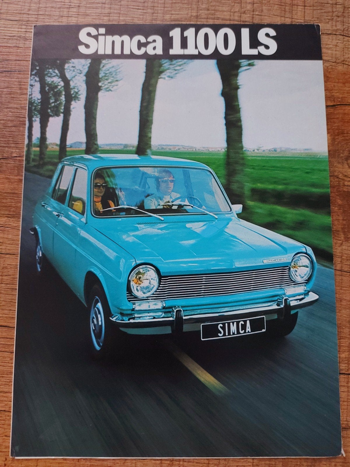 Simca 1100 LS folder, Ophalen of Verzenden, Zo goed als nieuw, Overige merken
