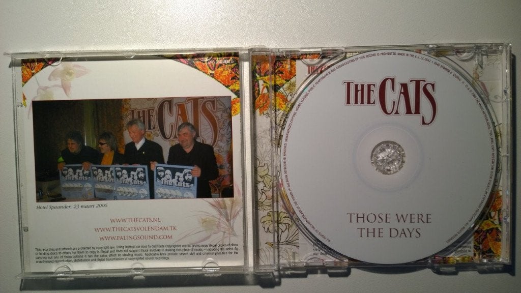 The Cats - Those Were The Days, Cd's en Dvd's, Ophalen of Verzenden, Zo goed als nieuw