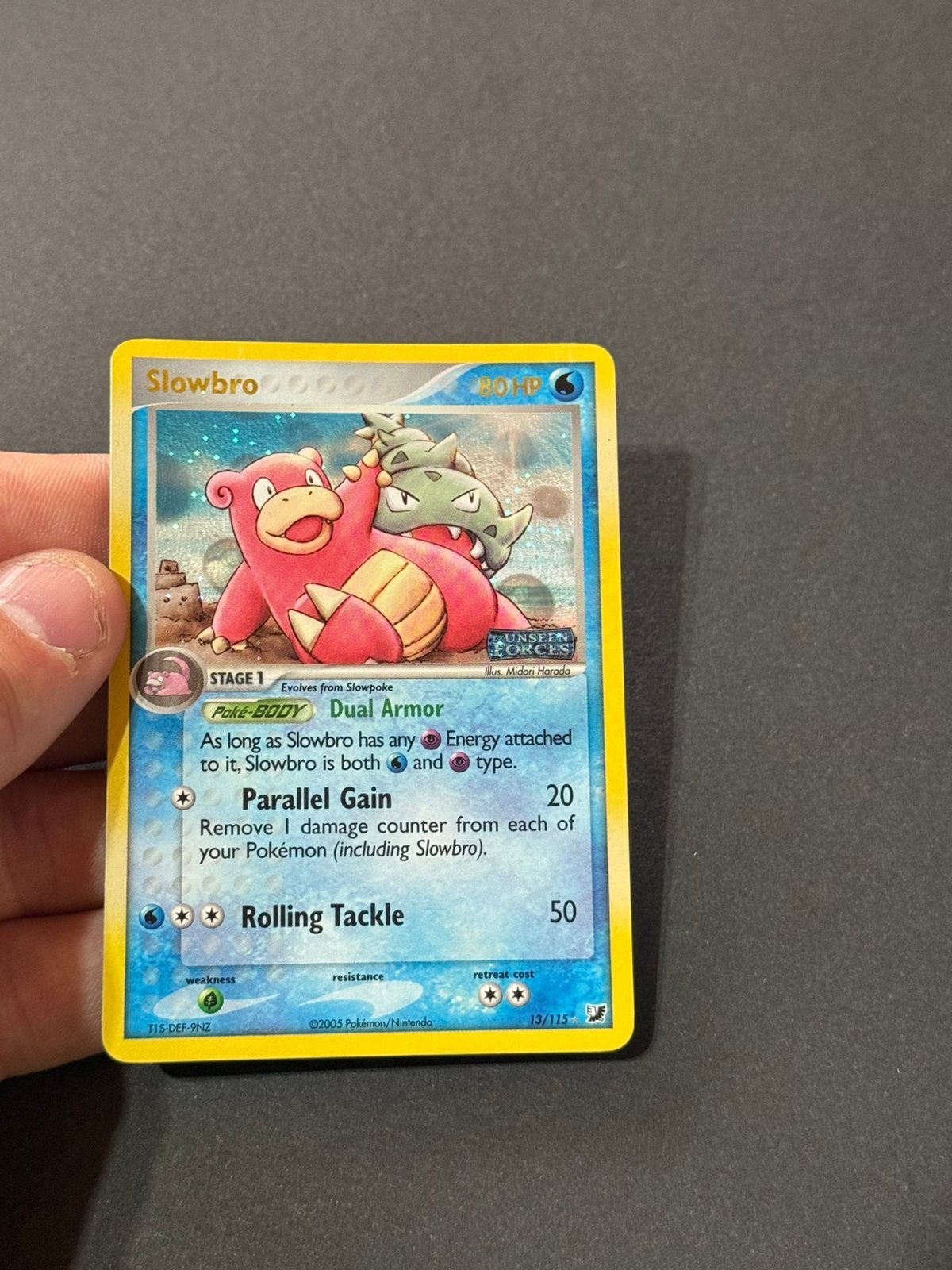 Leule slowbro ex unseen forces pokemon kaart, Hobby en Vrije tijd, Verzamelkaartspellen | Pokémon, Ophalen of Verzenden, Zo goed als nieuw