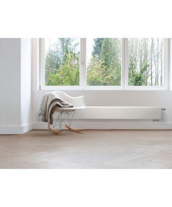 Vasco Flat-Plint-Line radiator 200x1000 T22 - 605 watt, 500 tot 800 watt, Minder dan 30 cm, Radiator, Nieuw