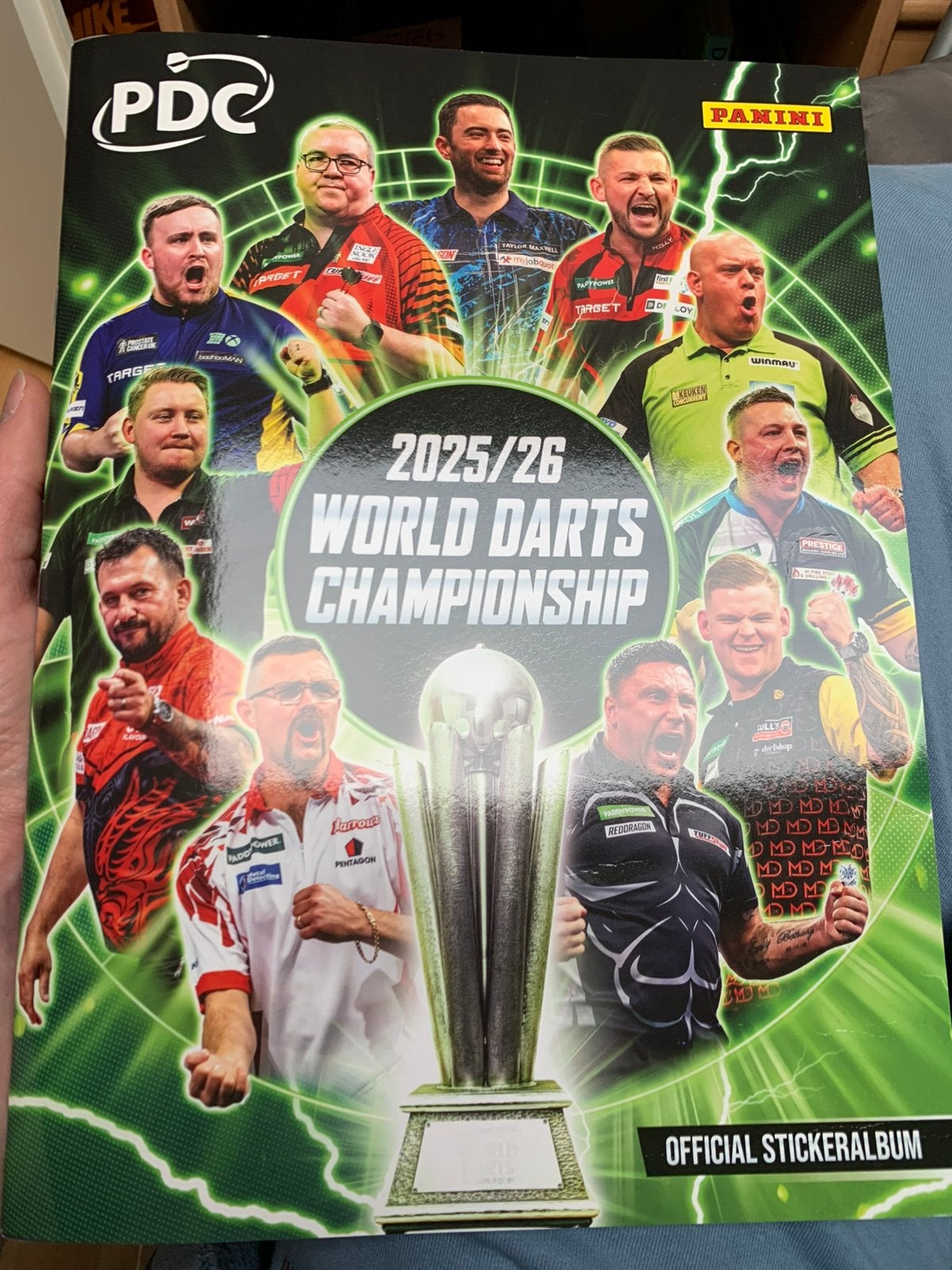 World Darts Championship Panini verzamelalbum, Verzenden, Zo goed als nieuw