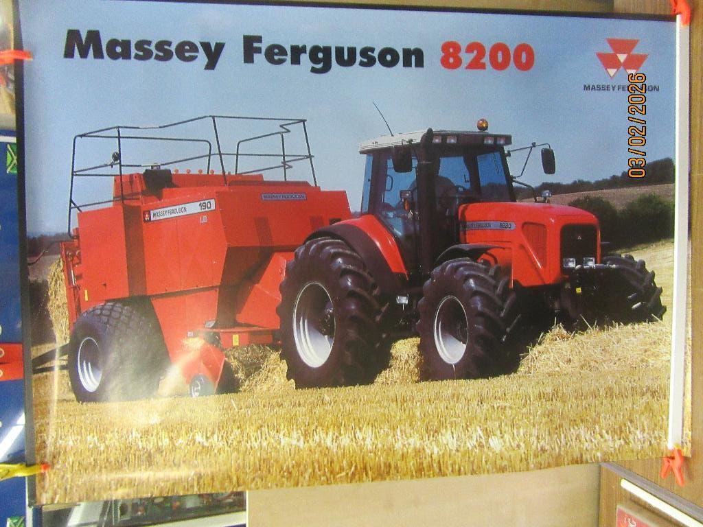 massey ferguson poster   landbouw tractor, Ophalen of Verzenden, Zo goed als nieuw