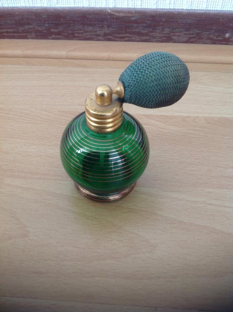 Antieke parfum verstuiver, Ophalen of Verzenden