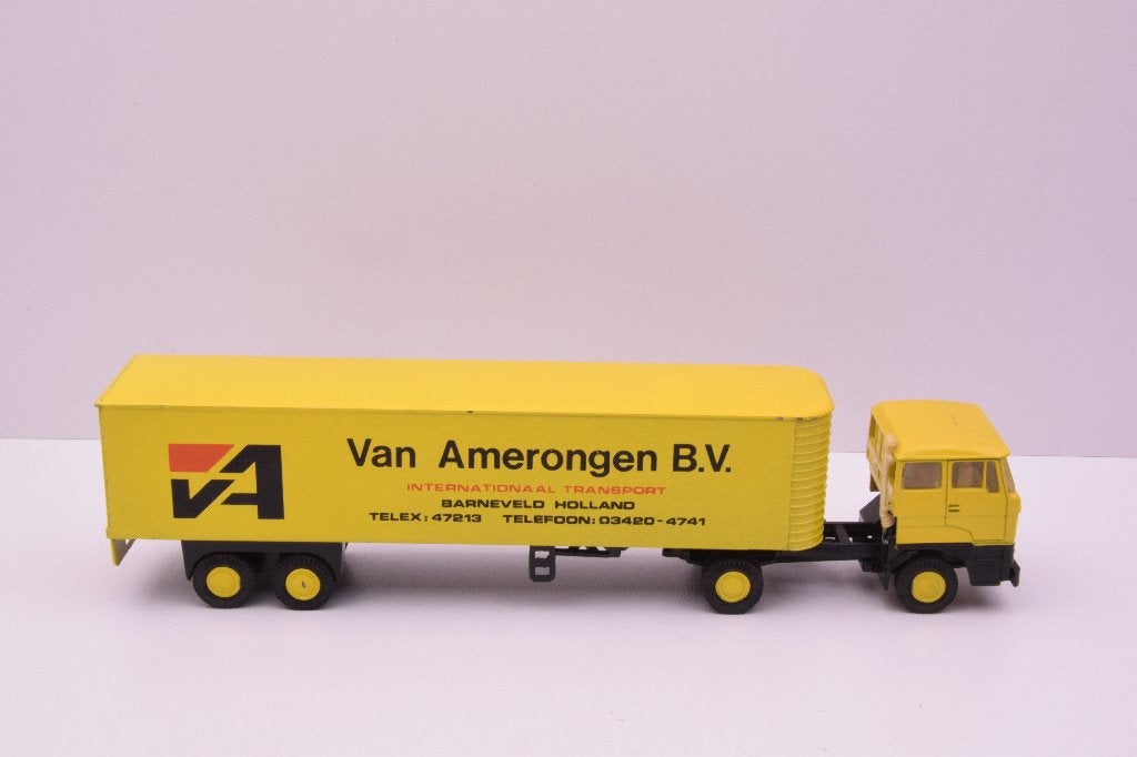 DAF 2800 ati  '' Van Amerongen Barneveld ''  Lion Car, Ophalen of Verzenden, Zo goed als nieuw, Bus of Vrachtwagen, Lion Toys