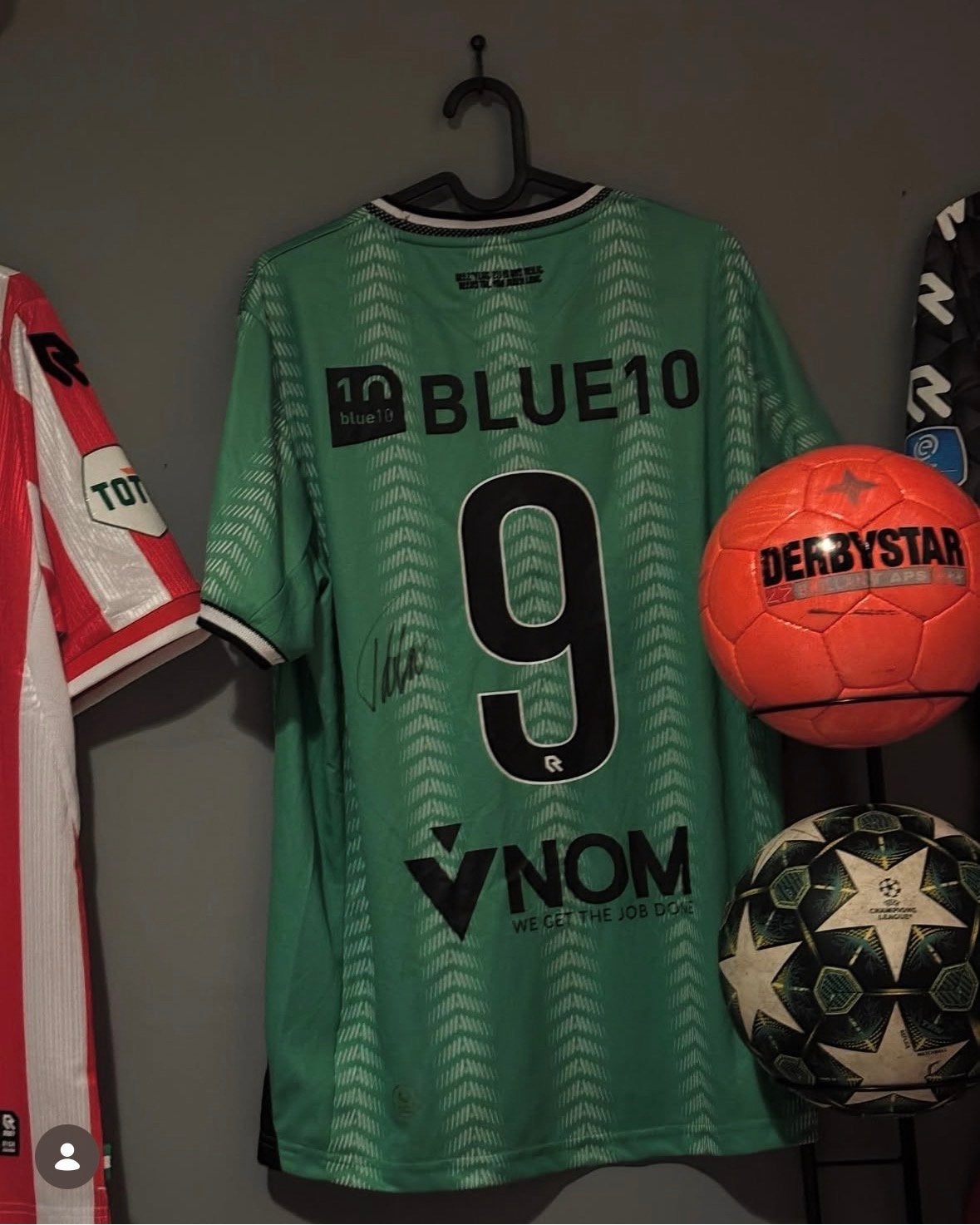 Sparta Rotterdam Matchworn Shirt Lauritsen Gesigneerd, Maat L, Ophalen of Verzenden, Nieuw, Shirt