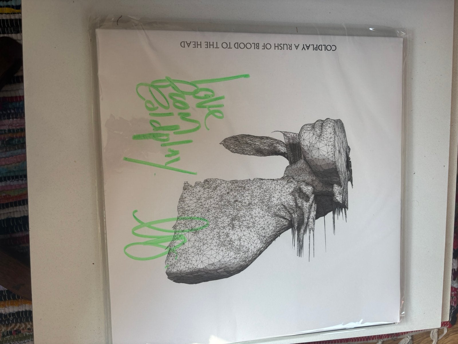 Coldplay sighned unopened LP, Cd's en Dvd's, Ophalen of Verzenden, LP