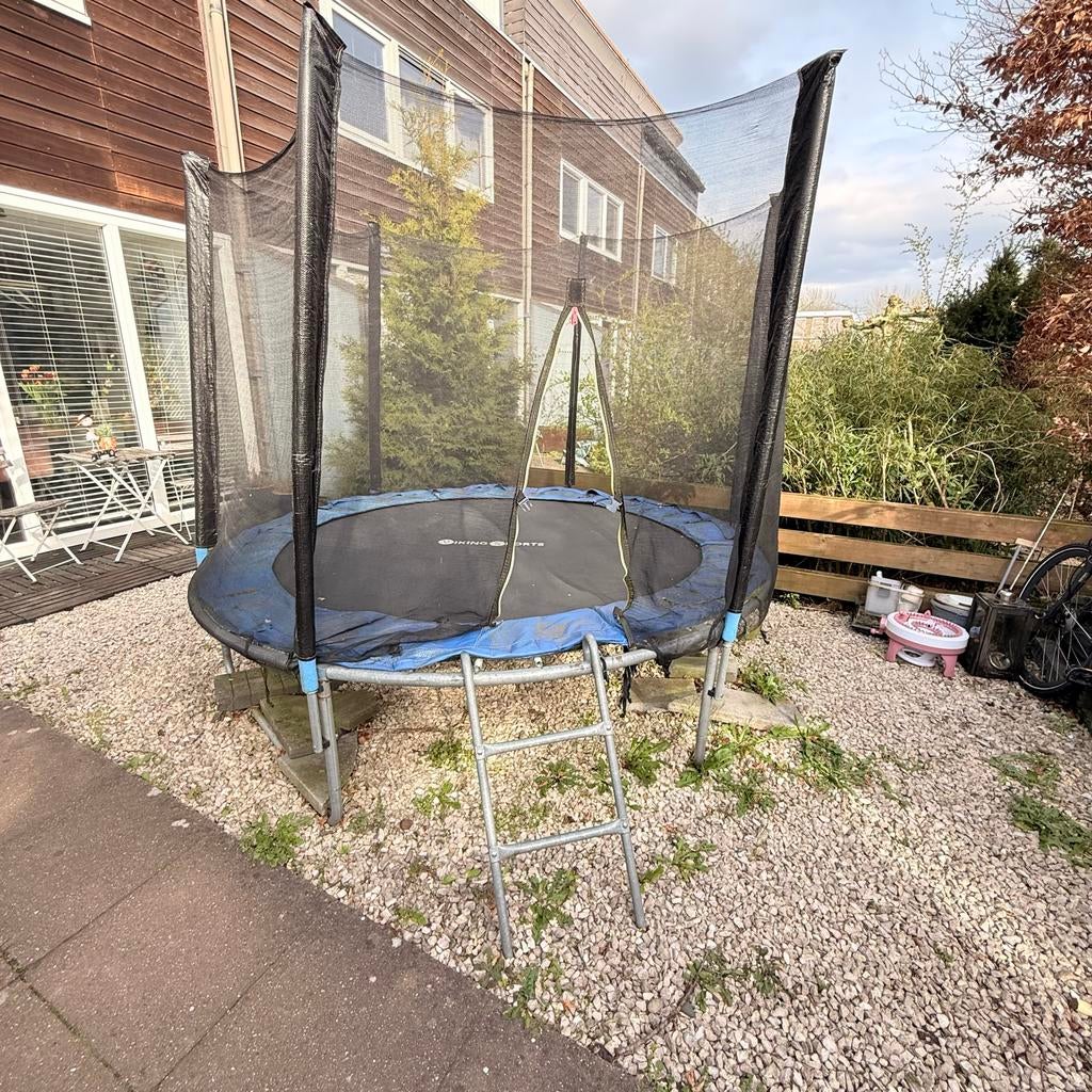VikingSports trampoline 240/240, Kinderen en Baby's, Speelgoed | Buiten | Trampolines, Ophalen, Gebruikt