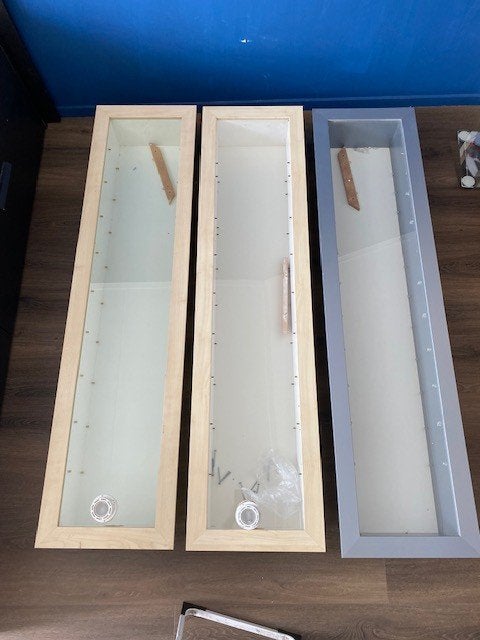 Bertby Vitrinekast Ikea, Ophalen, Minder dan 50 cm, Met deur(en), 150 tot 200 cm