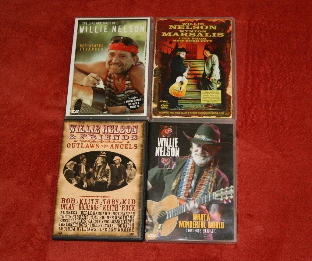 Willie Nelson dvd's + bonus CD, Alle leeftijden, Ophalen of Verzenden, Gebruikt
