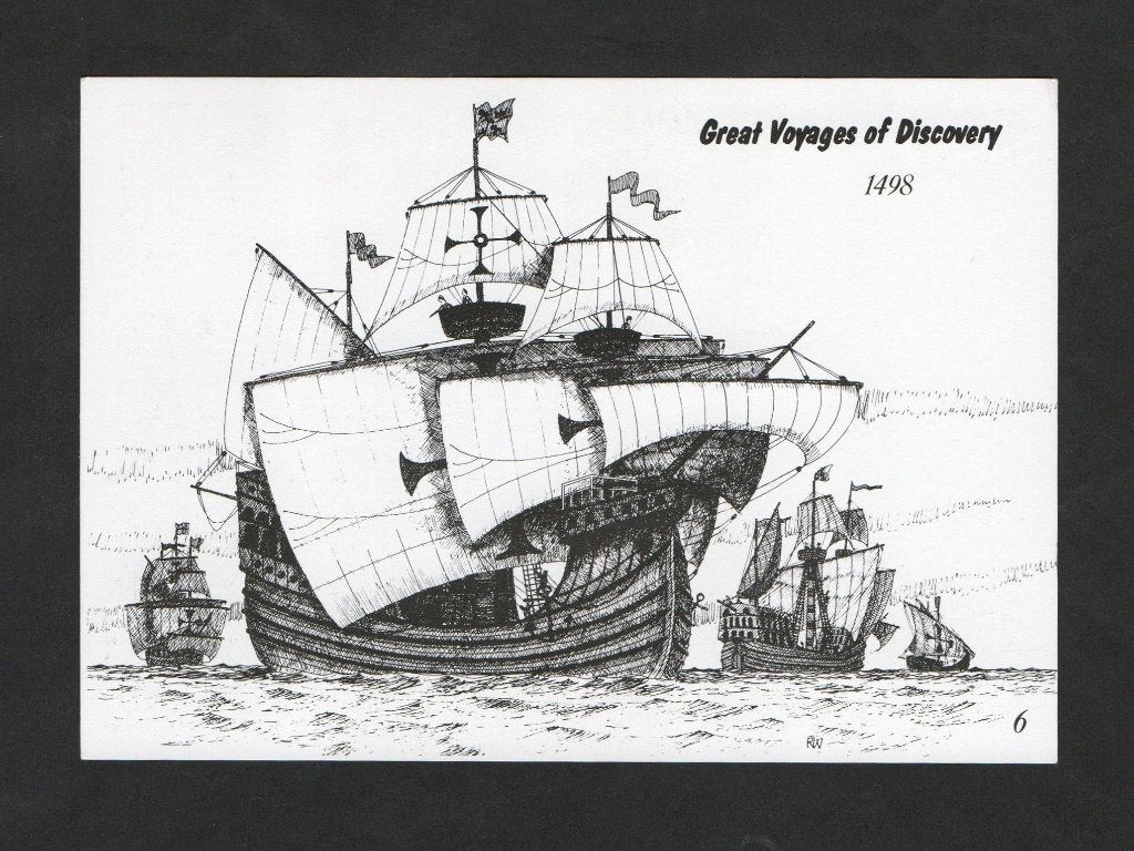 Vasco da Gama Ontdekkingsreiziger Sao Gabriel Sao Rafael., Ophalen of Verzenden, 1980 tot heden, Ongelopen, Politiek en Historie