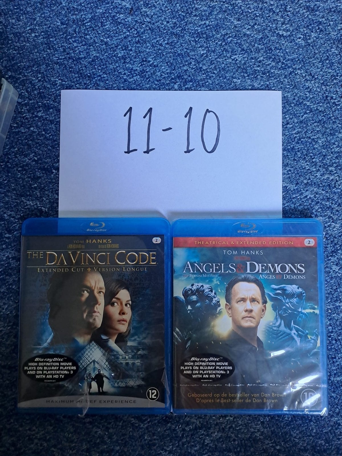 The Da Vinci Code & Angels & Demons Blu-ray set, Engels, Nederlands, Ophalen of Verzenden, Zo goed als nieuw