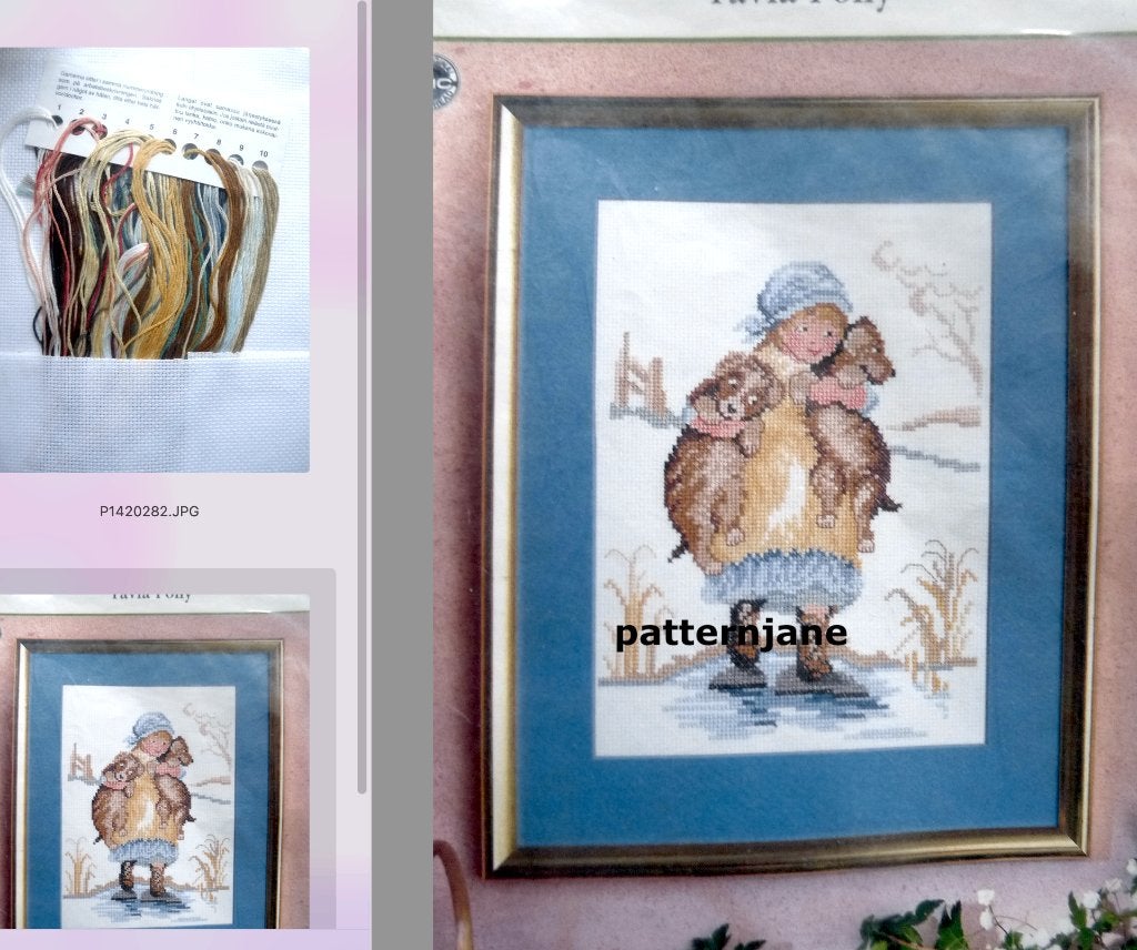 borduren  compleet borduurpakket - tavla polly-, Verzenden, Nieuw, Handborduren, Borduurpakket