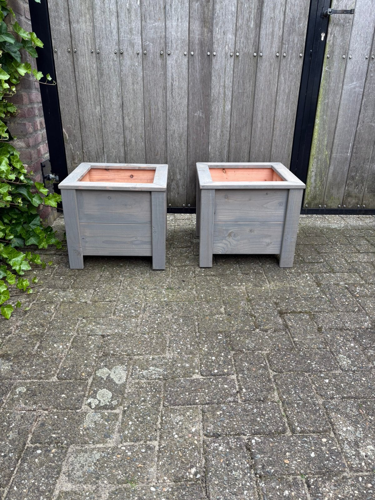 Luxe Houten Plantenbak | Bloembak | Douglas | Tuin & Terras, Vierkant, Ophalen of Verzenden, Zo goed als nieuw, Tuin