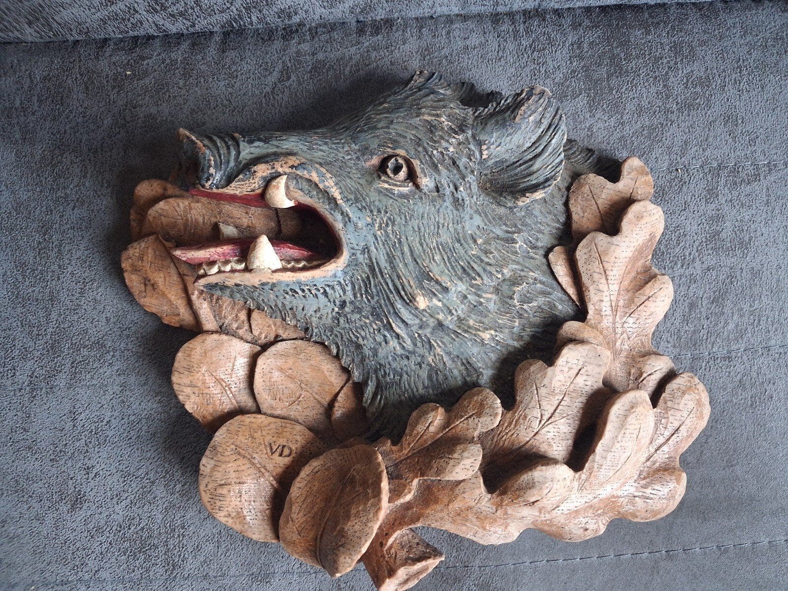 Wanddecoratie "Wild Zwijn", Ophalen of Verzenden
