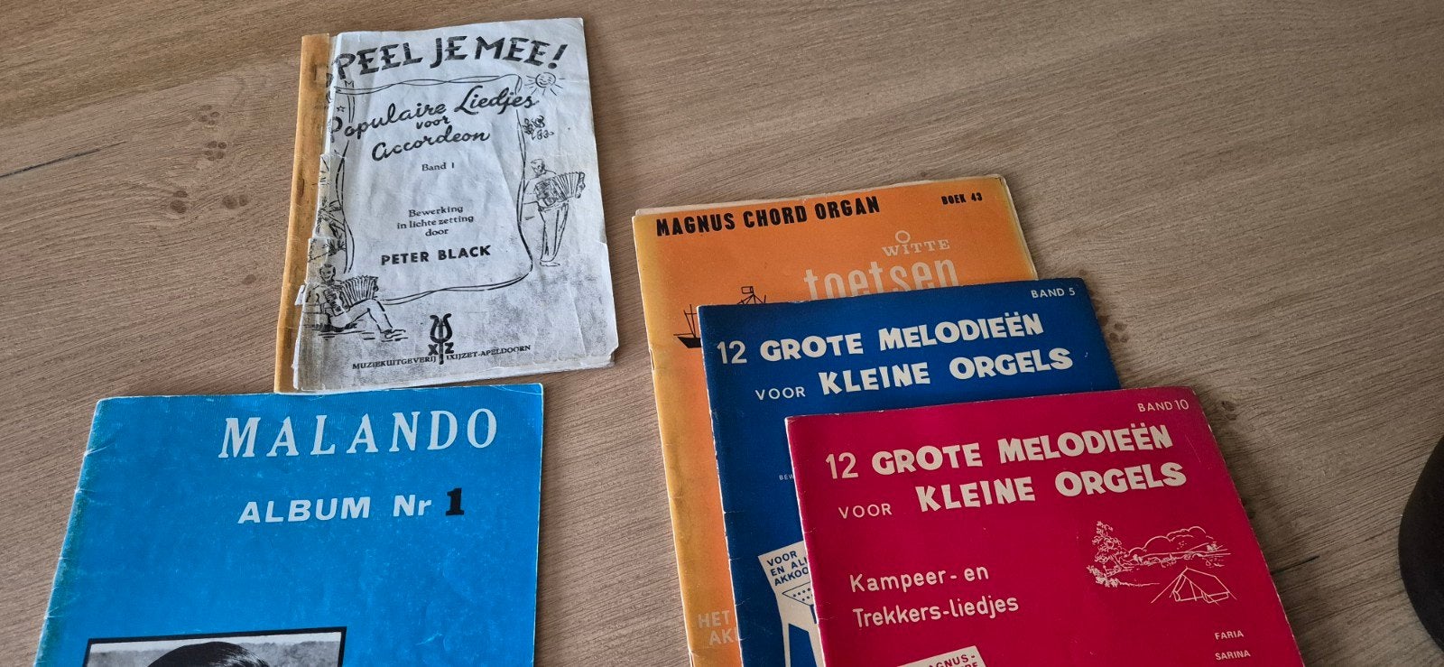 Diverse bladmuziek voor accordeon en orgel, Ophalen, Les of Cursus, Accordeon