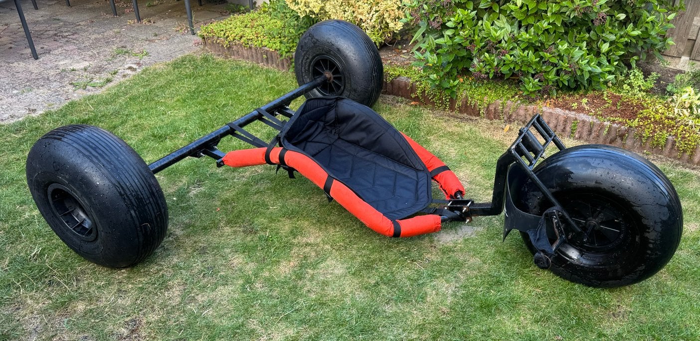 Kite buggy, Ophalen, Gebruikt
