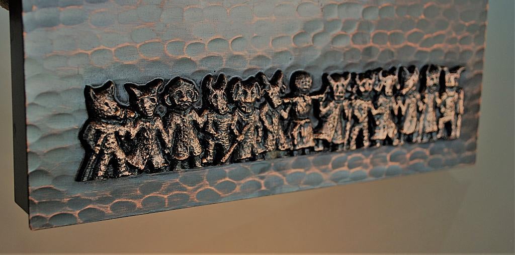 Duivel Satan Demonen Koper Doos van Kunstenaar Will Károly, Antiek en Kunst, Ophalen of Verzenden