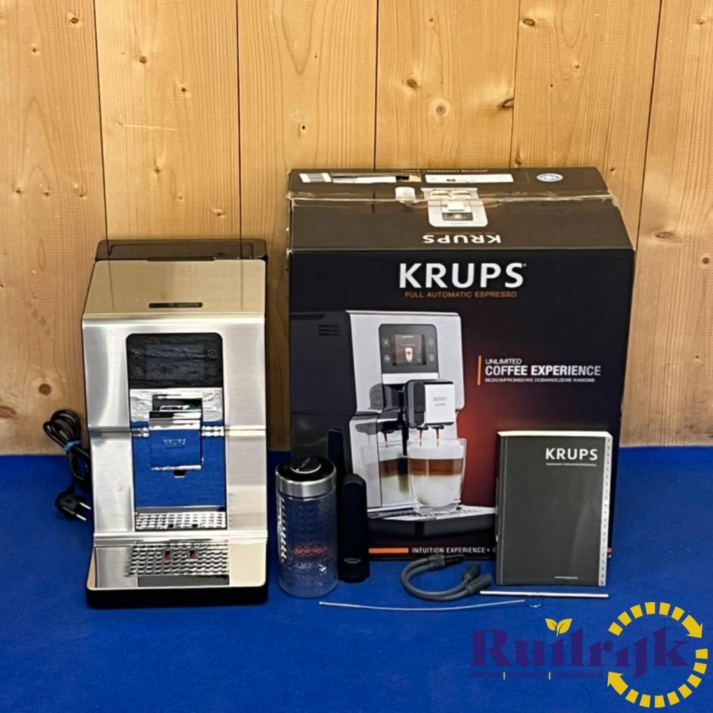 Krups EA877 Intuition Experience+ Automatische koffiemachine, Witgoed en Apparatuur, Koffiezetapparaten, Krups, Zo goed als nieuw