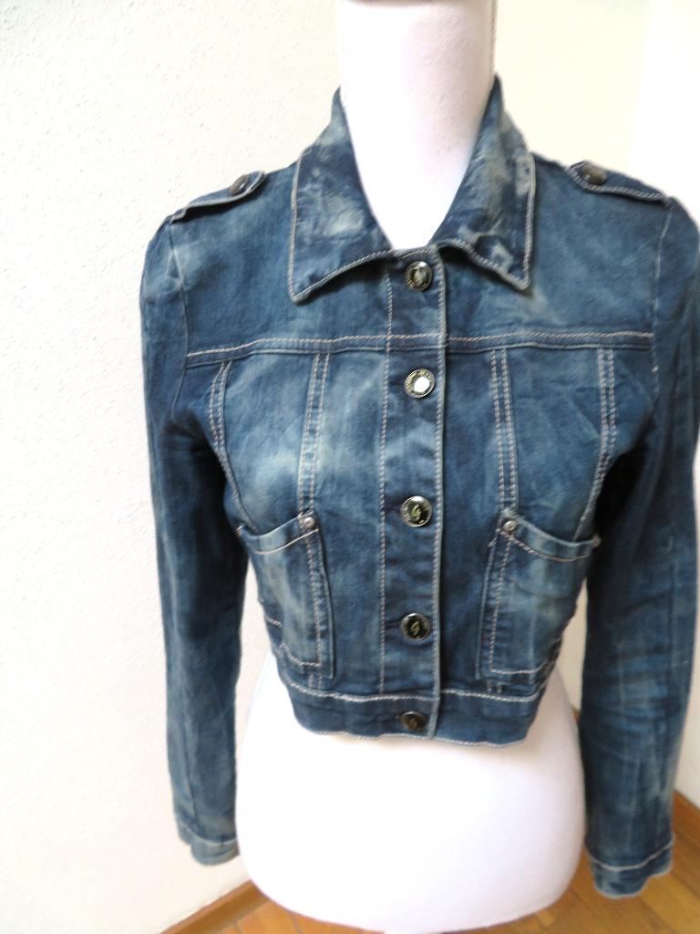 G48 GEISHA nieuw kort jeans jasje blauw maat 176, Geisha, Blauw, Nieuw, Ophalen of Verzenden
