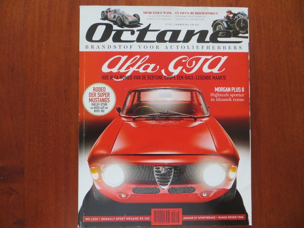 Octane nr. 004 (juni 2013) Morgan Plus 8, MG LE50, Renault, Boeken, Ophalen of Verzenden, Nieuw, Renault