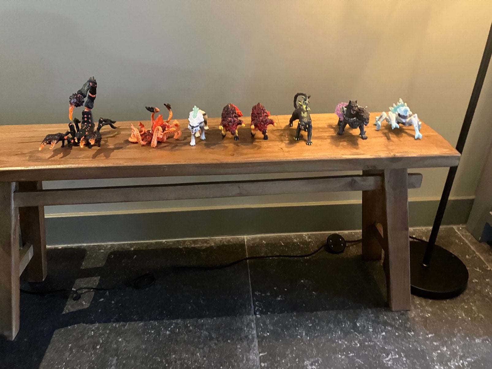 Dinosaurus en sleigh poppetjes. Tegen elk aannemelijk bod., Tuin en Terras, Ophalen of Verzenden, Zo goed als nieuw