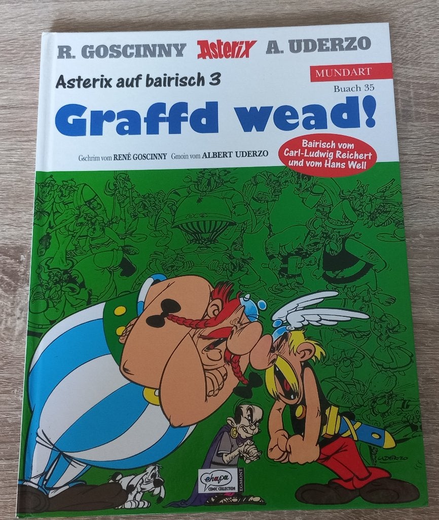 Asterix Graffd wead! (De Intrigant, Mundart bairisch), Eén stripboek, Ophalen of Verzenden, Zo goed als nieuw, Goscinny & Uderzo