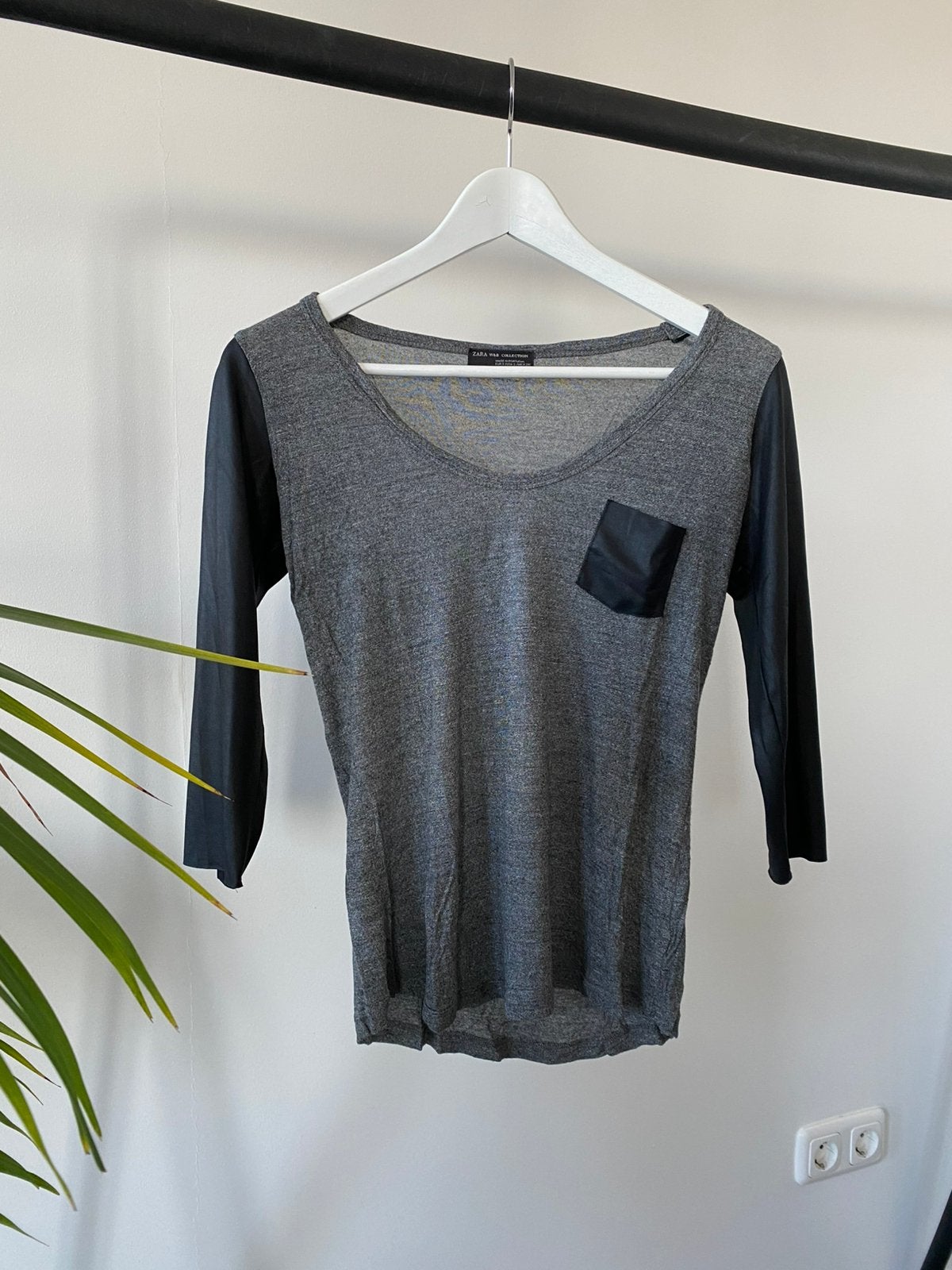 Top van Zara, Kleding | Dames, Zwart, Ophalen of Verzenden, Zo goed als nieuw, Lange mouw